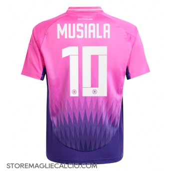 Germania Jamal Musiala #10 Maglia Gara Trasferta Repliche Europei 2024